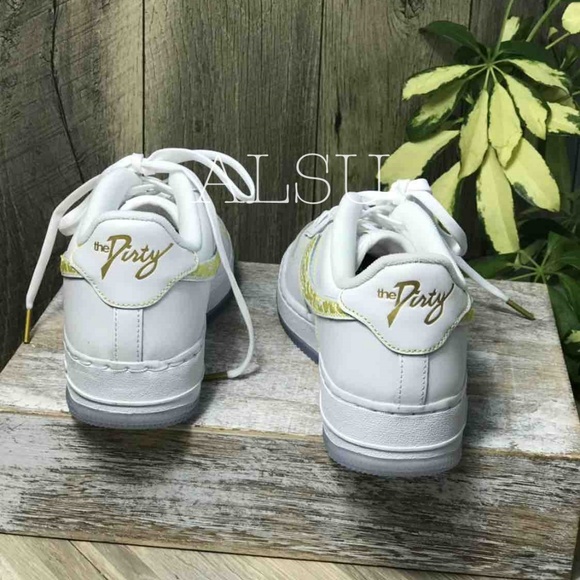 Nike Air Force 1 LV8 GS White Vivid Gold W AUTHENT - Picture 3 of 7